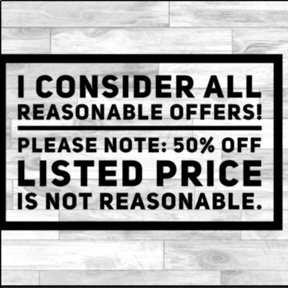 Reasonable Offers Are Welcomed!! 👍🏼